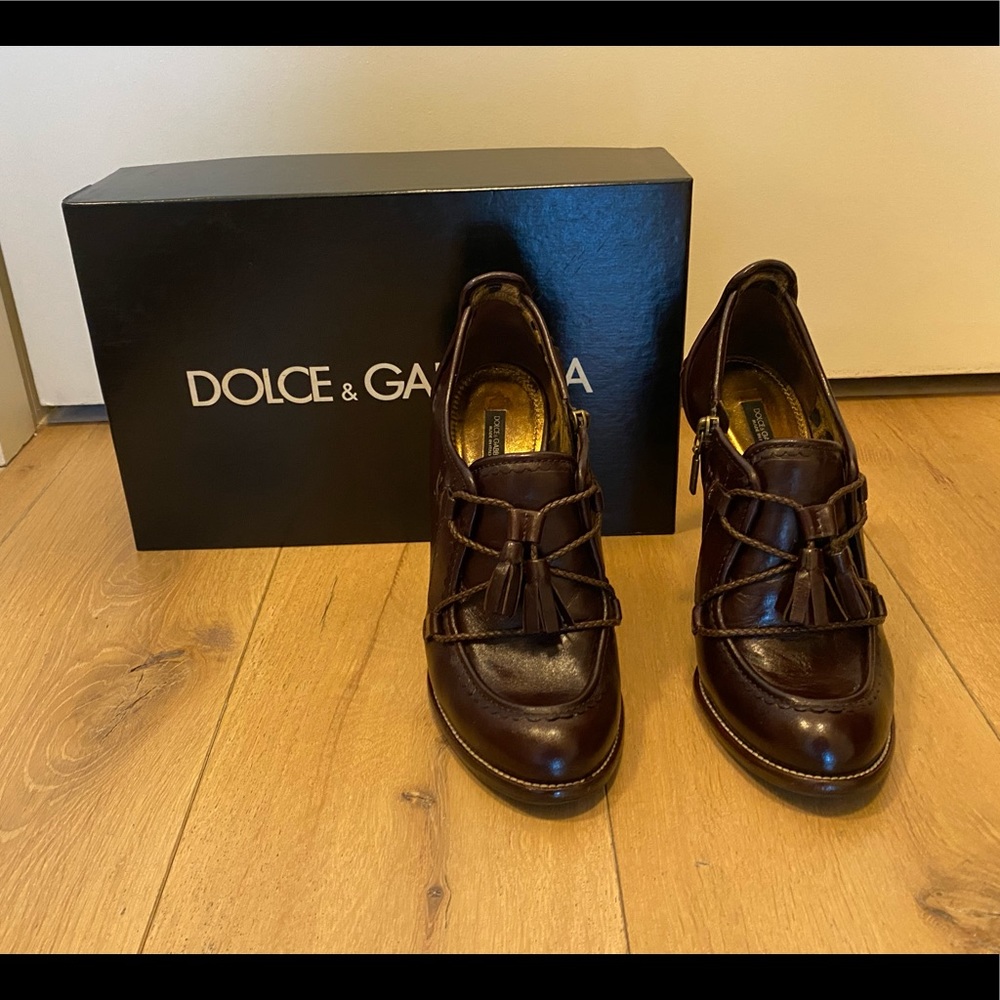 Dolce & Gabbana Loafer Ankle Boots - Size 40